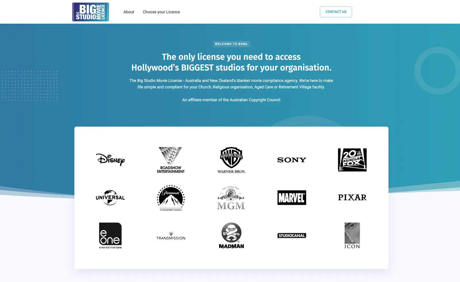 The Big Studio Movie Licence